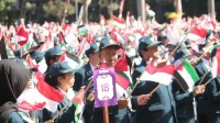 Mahasiswa Baru Universitas Brawijaya 2024 Bela Palestina